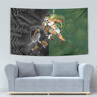 South Africa And New Zealand Tapestry Springboks And Kiwis Rugby Rivalry