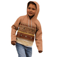 Polynesian Princess Inspired Cosplay Costume Kid Hoodie Traditional Tapa Pattern