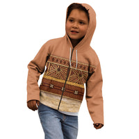 Polynesian Princess Inspired Cosplay Costume Kid Hoodie Traditional Tapa Pattern