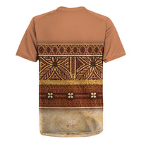 Polynesian Princess Inspired Cosplay Costume Rugby Jersey Traditional Tapa Pattern