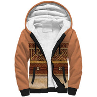 Polynesian Princess Inspired Cosplay Costume Sherpa Hoodie Traditional Tapa Pattern