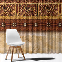 Polynesian Princess Inspired Cosplay Costume Window Curtain Traditional Tapa Pattern