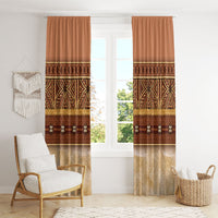 Polynesian Princess Inspired Cosplay Costume Window Curtain Traditional Tapa Pattern