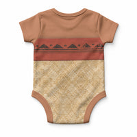 Island Elder Inspired Costume Baby Onesie Polynesian Tribal Pattern