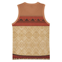 Island Elder Inspired Costume Basketball Jersey Polynesian Tribal Pattern