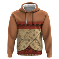 Island Elder Inspired Costume Hoodie Polynesian Tribal Pattern