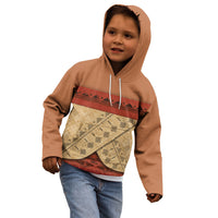 Island Elder Inspired Costume Kid Hoodie Polynesian Tribal Pattern