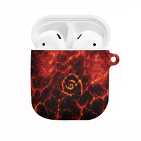 Lava Monster Costume AirPods Case Fiery Lava Spiral