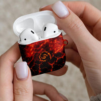 Lava Monster Costume AirPods Case Fiery Lava Spiral