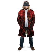 Lava Monster Costume Cloak Fiery Lava Spiral