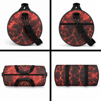 Lava Monster Costume Duffle Bag Fiery Lava Spiral