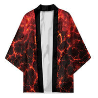 Lava Monster Costume Kimono Fiery Lava Spiral