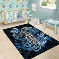 Polynesia Go Surfing Area Rug The Pacific Wave Of Water LT05 - Polynesian Pride