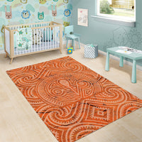 Lapita Culture Area Rug Iconic Double Face Pattern LT05 - Polynesian Pride