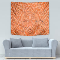 Lapita Culture Tapestry Iconic Double Face Pattern LT05 - Polynesian Pride