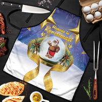 Samoa Christmas Apron Snow Globe With Samoan Santa - Polynesian Pride