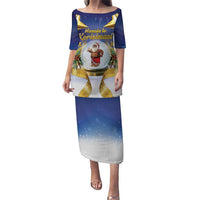 Samoa Christmas Puletasi Snow Globe With Samoan Santa - Polynesian Pride