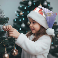American Samoa Christmas Santa Hat Seashell Santa Beach Vibes - Polynesian Pride