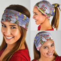 American Samoa Christmas Neck Gaiter Seashell Santa Beach Vibes - Polynesian Pride