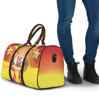 French Polynesia Christmas Travel Bag Seashell Santa Beach Vibes - Polynesian Pride