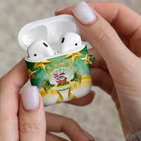 Cook Islands Christmas AirPods Case Seashell Santa Beach Vibes - Polynesian Pride