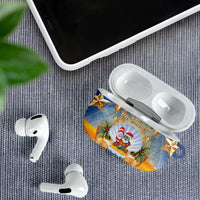 Marshall Islands Christmas AirPods Case Seashell Santa Beach Vibes - Polynesian Pride