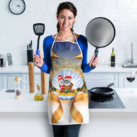 Marshall Islands Christmas Apron Seashell Santa Beach Vibes - Polynesian Pride