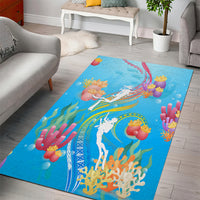 Under The Sea Scuba Diving Area Rug Polynesian Pattern LT05 - Polynesian Pride