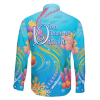 Under The Sea Scuba Diving Family Matching Long Sleeve Bodycon Dress and Hawaiian Shirt Polynesian Pattern LT05 - Polynesian Pride