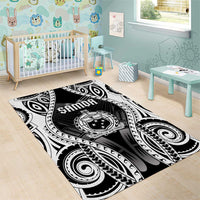 Remember Samoa Black Saturday Area Rug Samoa Mo Samoa - Polynesian Pride