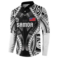 Personalised Remember Samoa Black Saturday Button Sweatshirt Samoa Mo Samoa - Polynesian Pride