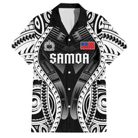 Personalised Remember Samoa Black Saturday Family Matching Mermaid Dress and Hawaiian Shirt Samoa Mo Samoa - Polynesian Pride