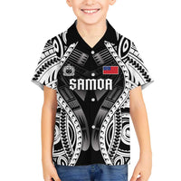 Personalised Remember Samoa Black Saturday Family Matching Mermaid Dress and Hawaiian Shirt Samoa Mo Samoa - Polynesian Pride