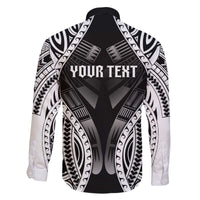 Personalised Remember Samoa Black Saturday Family Matching Off The Shoulder Long Sleeve Dress and Hawaiian Shirt Samoa Mo Samoa - Polynesian Pride