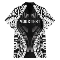 Personalised Remember Samoa Black Saturday Family Matching Off Shoulder Short Dress and Hawaiian Shirt Samoa Mo Samoa LT05 - Polynesian Pride