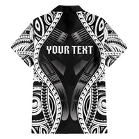 Personalised Remember Samoa Black Saturday Family Matching Short Sleeve Bodycon Dress and Hawaiian Shirt Samoa Mo Samoa LT05 - Polynesian Pride
