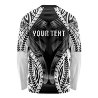 Personalised Remember Samoa Black Saturday Long Sleeve Shirt Samoa Mo Samoa - Polynesian Pride