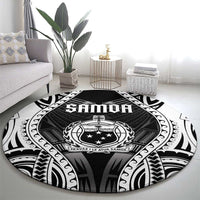 Remember Samoa Black Saturday Round Carpet Samoa Mo Samoa - Polynesian Pride