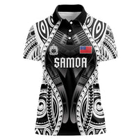 Personalised Remember Samoa Black Saturday Women Polo Shirt Samoa Mo Samoa LT05 Female Black - Polynesian Pride