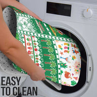 Norfolk Island Christmas Bathroom Set Festive Beach Vibes - Polynesian Pride