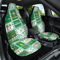 Norfolk Island Christmas Car Seat Cover Festive Beach Vibes - Polynesian Pride