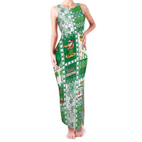 Norfolk Island Christmas Family Matching Tank Maxi Dress and Hawaiian Shirt Festive Beach Vibes - Polynesian Pride