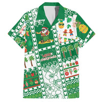 Norfolk Island Christmas Hawaiian Shirt Festive Beach Vibes LT05 Green - Polynesian Pride