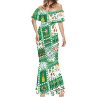 Norfolk Island Christmas Mermaid Dress Festive Beach Vibes - Polynesian Pride