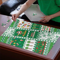 Norfolk Island Christmas Puzzle Festive Beach Vibes - Polynesian Pride