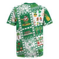 Norfolk Island Christmas Rugby Jersey Festive Beach Vibes LT05 - Polynesian Pride