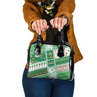 Norfolk Island Christmas Shoulder Handbag Festive Beach Vibes - Polynesian Pride