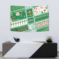 Norfolk Island Christmas Tapestry Festive Beach Vibes - Polynesian Pride