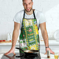 Pitcairn Islands Christmas Apron Festive Beach Vibes - Polynesian Pride