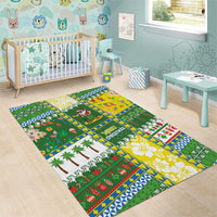 Pitcairn Islands Christmas Area Rug Festive Beach Vibes - Polynesian Pride